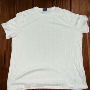 H&M White Short Sleeve Men's Tee